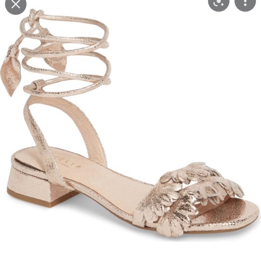 Cecelia New York Fleur wrap sandal